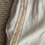 Aerie Cream Textured wide leg cotton Pants Photo 8