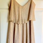 Guess Gold Shimmer Holiday Dress Photo 0