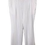 Jessica London Pants White 24 Chiffon Lined Lightweight Pockets Stretch New Photo 1