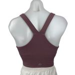 Alo Yoga Dusty Purple V Neck Racerback Workout Running Athletic Crop Top Size S Photo 1