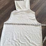 Designers Originals ivory Sleeveless knit turtleneck sweater tank Top White Size L Photo 1
