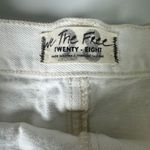 Free People We the Free Side Car White Denim Mini Skirt Size 28 Photo 2