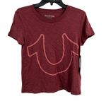 True Religion True‎ Religion Red Short Sleeve Logo Tee XS New Photo 0