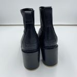 Sorel Women's Black Leather Margot 3" Platform Chelsea Boot Size 9 Photo 1