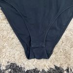 Everlane Black V-neck Long Sleeve Bodysuit Photo 5