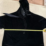 ZARA  trafaluc black velvet cropped
Women's Medium NWOT Photo 5