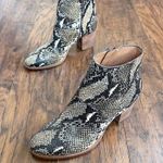 Madewell • The Rosie Ankle Boot in Snake Embossed Leather Moonstone Multi heeled Photo 13