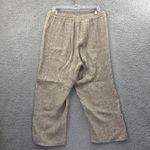 J. Jill PureJill Pull On Wide Leg Pants Linen Lagenlook Beach Boho Women Medium Brown Photo 1