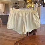 Athletic Shorts Pastel Yellow Size M Photo 3