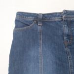 Vintage Y2K J.Crew Denim Mini Skirt-Size 6-Bareback-Medium Wash-Clean Girl Photo 2