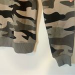 Cynthia Rowley Camo Sweatshirt Green Black Size Small Photo 5