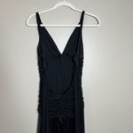 Windsor Vtg Y2K Whimsigoth Black Dress Event Witchy Glam Fairy Grunge  90s Photo 8