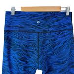Lululemon  x SoulCycle High Times Pant leggings in Life Lines Cerulean Size 12 Photo 6