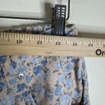 POL everyday edge pants Blue Floral Corduroy Wide Leg Distressed Elastic Waist S Photo 5