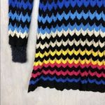 Anthropologie Farm Rio Modern Chevron Knit Sweater Dress Size Medium NWT Photo 3