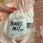 Princess Polly Blush and White Striped Shorts Photo 3