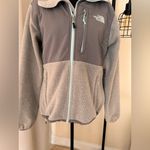 The North Face Denali Fleece Jacket Gray Mint Women’s Medium Photo 2