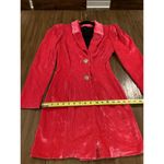 River Island  Pink Velvet Blazer tux Mini Dress Long Sleeve Diamond Buttons 6 Photo 2