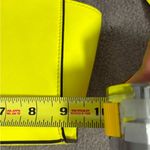 Michael Kors Neon Yellow Selma Saffiano Leather Mini Messenger Bag Crossbody Photo 5