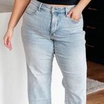 Judy Blue High Rise Control Top Straight Fit Jeans Vintage Light Blue Wash Photo 0