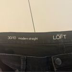 Loft ✨ | modern straight jeans black size 10/30 0330 Photo 9