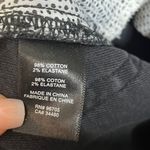 Rebecca Taylor La Vie  Glitter Stripe Jeans Flare Fringe Hem Black Womens Size 29 Photo 10