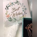 Sterling Silver NWT Old Rubin Rose Gold Plated 925  Heart Necklace Photo 1