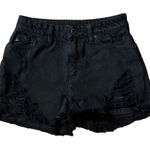 Kancan black high waisted distressed shorts Black Photo 0