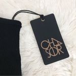 Chaser Black Ribbed Babydoll Maxi Dress Sleeveless Empire Waist Size Small New Photo 3