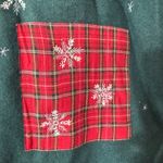 NWOT VTG TakeTwo Classic Ugly Christmas Sweater wool Jacket snowman Patchwork XL Red Photo 8