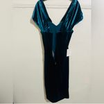 Miss Circle Velvet Corset Drees in Teal Blue Size XS Photo 8