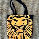 Vintage Disney Theater The Lion King Yellow and Black Tote Book Broadway Photo 0