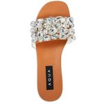 AQUA Sandals Womens Size 6 Embellished Open Toe Summer Slides NEW Photo 10