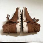 Caslon  Hanley Brown Water Resistant Lace Up Boots Size 7.5 Photo 6