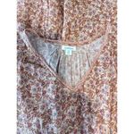 Sundance Women Dress Pink Pastoral Maxi Floral V Neck Puff Sleeve A Line Boho XS Photo 3