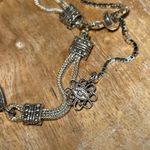 Sterling Silver DGS Turkey Filigree Floral White Pearl 925  Adjustable Bracelet Photo 11