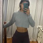 Missguided gray cropped sweater Photo 0