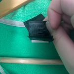 The North Face bright green white detailing zip up jacket size small Photo 4