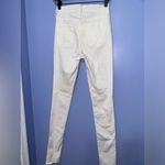 frame denim FRAME Forever Karlie High Rise White Blanc Skinny Jeans EUC Size 25‎ TALL Photo 4