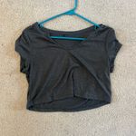 Charcoal Gray Women's Top Black Photo 0