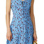 BB Dakota Blue Floral Mini Dress, 6, NWT Photo 0