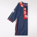 J.Crew Embroidered Floral Beach Mini Tunic Dress Coverup Womens Size M Navy Red Photo 4