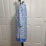 Aqua Et Sol Colorful Patterned Coverup Dress Blue Photo 1