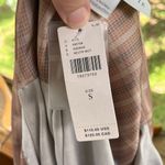 Anthropologie X Mare Mare Tie Neck Long Sleeve Blouse Neutral Size S. NEW Brown Photo 7