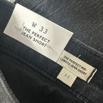 Madewell NEW The Perfect Mid-Length Jean Midi Shorts Womens Size 33 Black Wash Photo 3