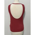 Good American Women's The Easy Breezy Open-Back Tank Top Hibiscus Size 0 XS Photo 8