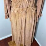 A Tentative Atelier‎ Velvet Cottagecore Dress Gold Size 36 Photo 6