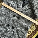 AMBIANCE TEXTURE PEA COAT SZ: M Black Size M Photo 5