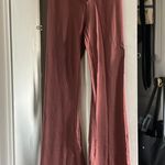 Aerie Burnt Orange Flared Leggings Photo 0