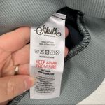 Siksilk Brushed Cropped Hoodie Washed‎ Gray 6 NWT Photo 4